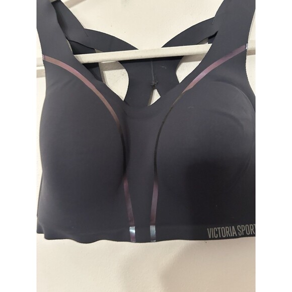 VICTORIA'S SECRET SPORT Angel Max Sports Bra 32DD Blue Gray  Maximum Adjustable - Picture 1 of 7